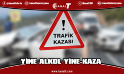 Alkollü Sürücü Işıklarda Duran Araca Çarptı