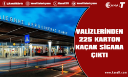 Baf Havaalanı’nda İngiliz yolcunun valizlerinden 225 karton kaçak sigara çıktı