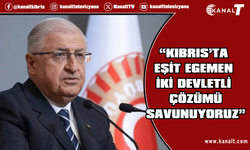 Güler: Kıbrıs’ta eşit egemen iki devletli çözümü savunuyoruz