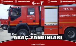 İki ayrı yerde araç yangını…
