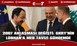 Güney Kıbrıs 5 kilometrelik Münhasır Ekonomik Bölge alanını Lübnan'a devretti!