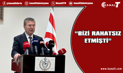Üstel: Bizi rahatsız etmişti...