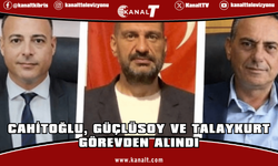 Resmi Gazete'de yayımlandı: Hüseyin Cahitoğlu, Durali Güçlüsoy ve Halil Talaykurt görevden alındı