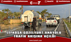 Lefkoşa-Güzelyurt Anayolu Trafik Akışına Açıldı