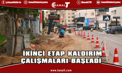LTB, Mehmet Akif Caddesi’nde ikinci etap kaldırım çalışmalarına başladı