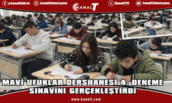 Mavi Ufuklar Dershanesi 4. Deneme Sınavını Gerçekleştirdi