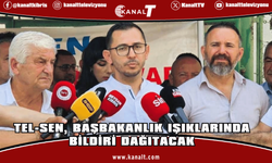 Tel-Sen, Başbakanlık ışıklarında bildiri dağıtacak