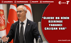 Hasipoğlu: Ülkede 86 binin üzerinde yabancı çalışan var