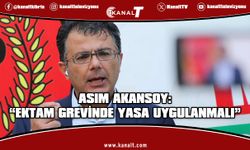 Asım Akansoy EKTAM Grevinde Yasanın Uygulanmasını İstedi