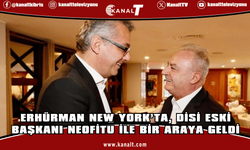 Cumhurbaşkanı Erhürman New York’ta, DİSİ eski Başkanı Neofitu ile bir araya geldi