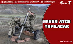 Mevlevi bölgesinde 16–20 Şubat tarihleri arasında havan atışı yapılacak