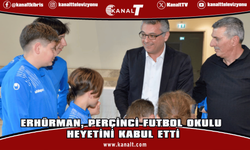 Erhürman Perçinci Futbol Okulu’ndan sporcu, yönetici ve aileleri kabul etti