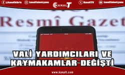 Türkiye’de 5 vali, 22 kaymakam ve 21 vali yardımcısı değişti