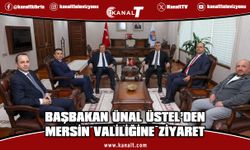 Başbakan Üstel Mersin Valisi Toros'u ziyaret etti