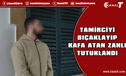 Evine gelen tamirciyi bıçaklayıp kafa attı