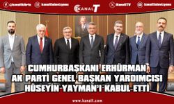 Cumhurbaşkanı Tufan Erhürman Hüseyin Yayman ve beraberindeki heyeti kabul etti
