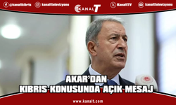 Akar’dan Kıbrıs mesajı: Barış sağlanana kadar buradayız