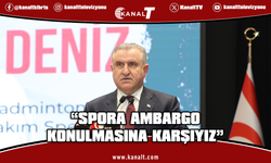 Türkiye Gençlik ve Spor Bakanı Osman Aşkın Bak: Spora ambargo konulmasına karşıyız