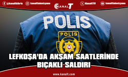 Lefkoşa'da sokak ortasında bir kişi bıçaklandı