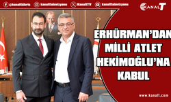 Cumhurbaşkanı Tufan Erhürman, milli atlet Yiğitcan Hekimoğlu ile görüştü