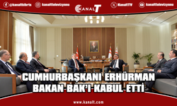 Cumhurbaşkanı Erhürman, Türkiye Gençlik ve Spor Bakanı Osman Aşkın Bak’ı kabul etti