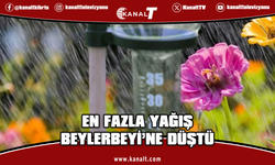 En fazla yağış Beylerbeyi'nde kaydedildi