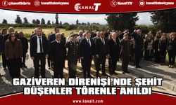 Gaziveren Direnişi’nde şehit düşenler törenle anıldı