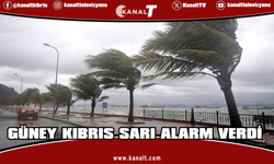 Rum Yönetimi Meteoroloji Dairesi'nden fırtına ve dolu için sarı alarm