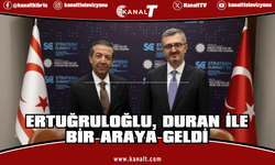 Türkiye İletişim Başkanı Duran, Dışişleri Bakanı Ertuğruloğlu ile bir araya geldi