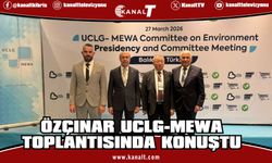 Özçınar, Orta Doğu ve Batı Asya Yerel Yönetimler Teşkilatı’nın çevre toplantısına katıldı