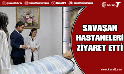 Ahmet Savaşan hastaneleri ziyaret etti: Sağlık çalışanlarının Tıp Bayramı'nı kutladı