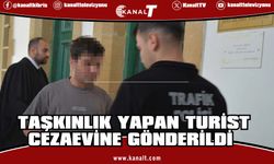 Uçakta taşkınlık yapan turist mahkemeye çıkarıldı!