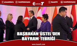Başbakan Üstel, bayram tebriği kabul etti