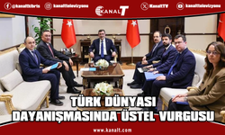 Cevdet Yılmaz: Ünal Üstel’in TDT toplantısına davet edilmesi Türk dünyası için önemli