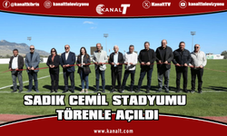 Sadık Cemil Stadyumu törenle açıldı