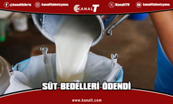 Süt bedelleri ödendi
