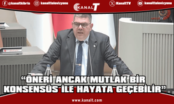 Berova: “Öneri ancak mutlak bir konsensüs ile hayata geçebilir”
