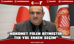 Barçın: Hükümet fiilen bitmiştir, tek yol erken seçim