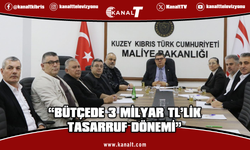 Berova açıkladı: Bütçede 3 milyar TL’lik tasarruf dönemi başlıyor