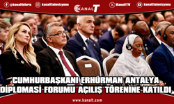 Cumhurbaşkanı Tufan Erhürman, Antalya Diplomasi Forumu açılış törenine katıldı