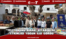 Girne’de “Telefonunu bırak, kitabını al” etkinliği yoğun ilgi gördü