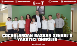 23 Nisan İlkokulu öğrencileri Girne Belediye Başkanı Şenkul’u ziyaret etti