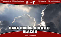 Hava bugün bulutlu, yarın yer yer sağanak bekleniyor