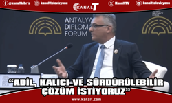 Erhürman: “Adil, kalıcı ve sürdürülebilir çözüm istiyoruz”