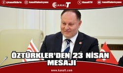 Öztürkler: "Çocukların bir daha benzer acılar yaşamaması için geleceği sağlam temeller üzerine kurma kararlılığındayız"