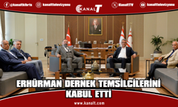 Cumhurbaşkanı Tufan Erhürman, bazı derneklerin yönetimlerini kabul etti