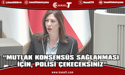 Sıla Usar İncirli: “Mutlak konsensüs sağlanması için, polisi çekeceksiniz”