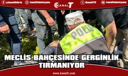 Meclis bahçesinde tansiyon düşmüyor