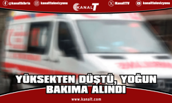 Lapta’da kaza: 2,5 Metreden düşen kişi yoğun bakımda