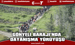 Gönyeli Barajı’nda dayanışma yürüyüşü: İyilik birlikte büyüdü